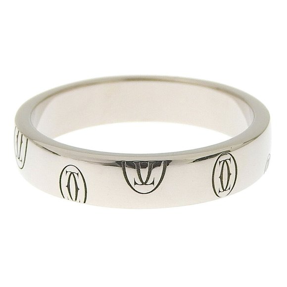 CARTIER Cartier Happy Birthday K18 White Gold No. 13 Women's Ring - Picture 5 of 6